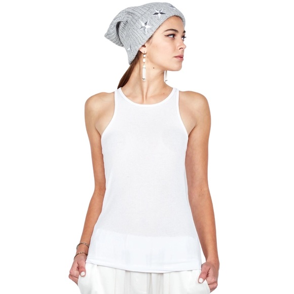 Lauren Moshi Accessories - new Lauren Moshi ★ Blix Silver Stars Metallic Cashmere Beanie Hat ★ Light Grey